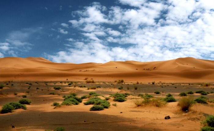 Golden dunes of Merzouga on a 6 Days Fes to Marrakech Desert Tour